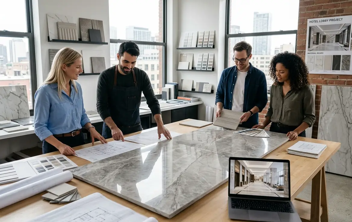 5 причин, почему дизайнеры перешли на широкоформатный керамогранит