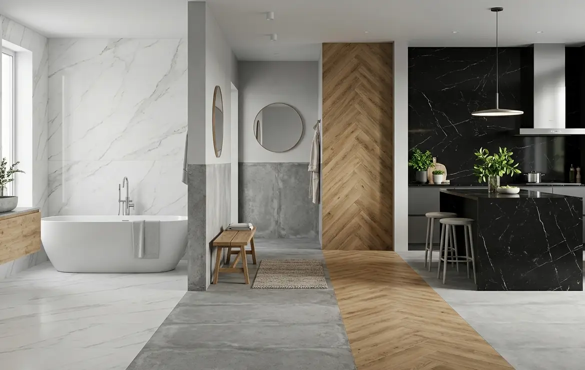 Топ-5 коллекций Kerama Marazzi 2026 года: какой керамогранит выбрать для ванной, прихожей и кухни